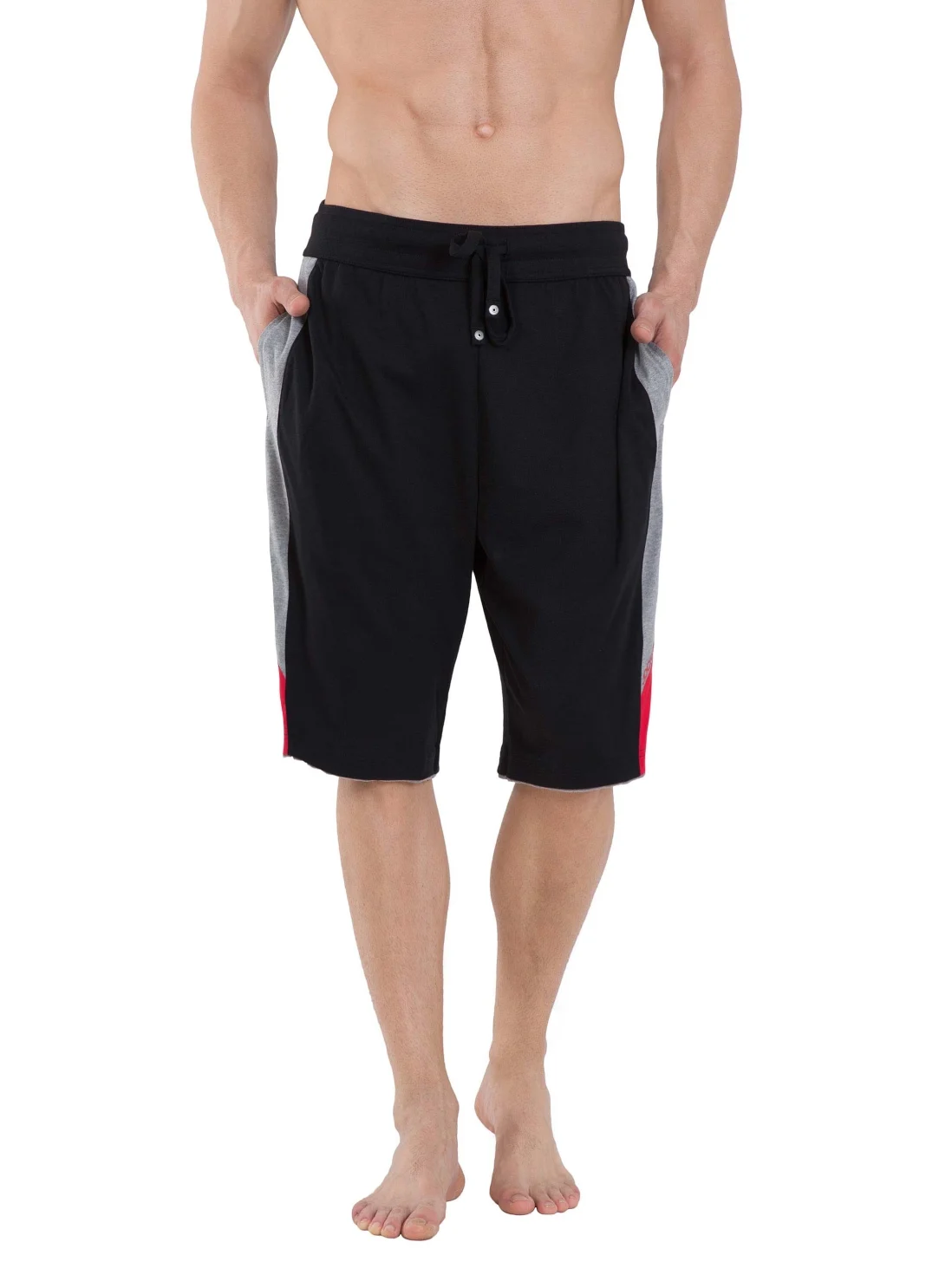 JOCKEY SHORTS 9415 BLACK GREY (XL)